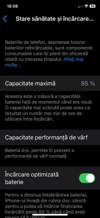 iPhone X 64 GB 85% baterie