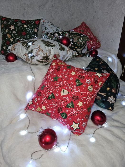 Новогодний подарок декоративные подушки