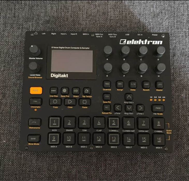 Elektron Digitakt, драм машина, сэмплер.