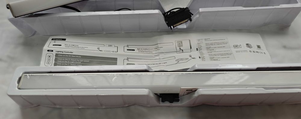 RGB LED Лайт Бар за PC Кутия – Двустранно Осветление, ARGB