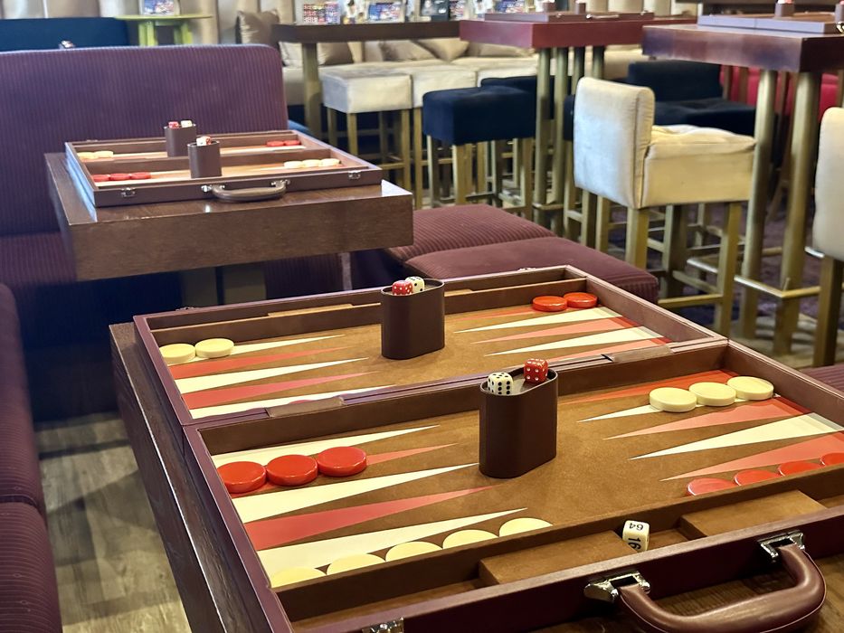 Табла за игра Backgammon професионална 53см