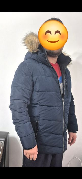 Geacă iarna cu Gluga pt  Barbati
