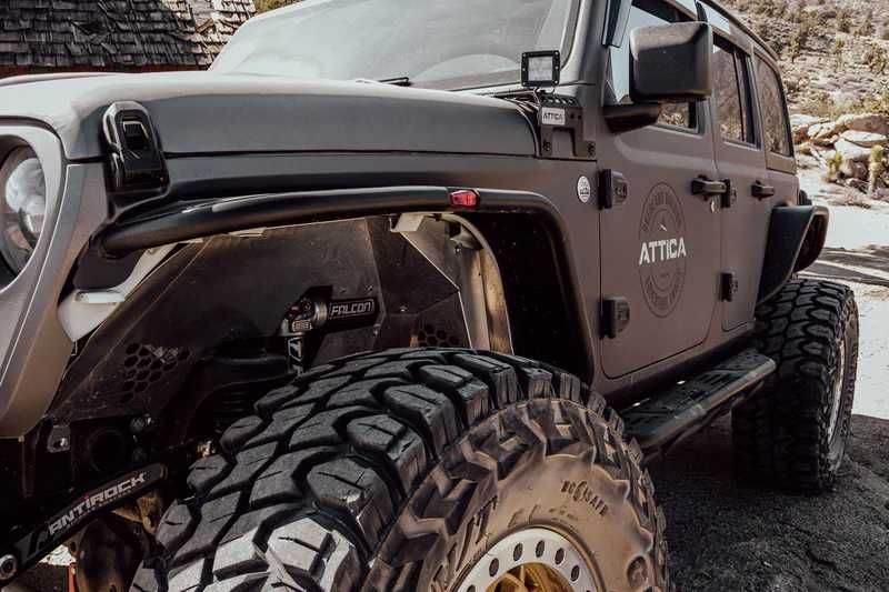Вежди и метални подкалници за Jeep Wrangler JL 18 - 26