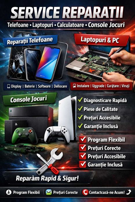 Reparati telefoane,Pc,Laptop,Ps,xbox