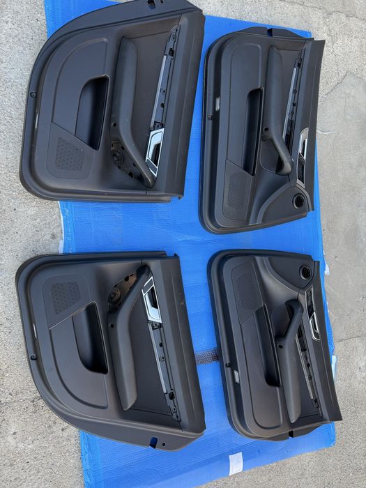 Interior scaune textil Audi A6 C6 complet + bancheta fixa piele