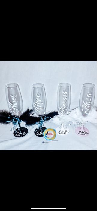 Pahare miri, pahare botez, pahare sampanie