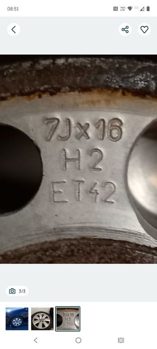 Jante Audi 16 inch, 5x112