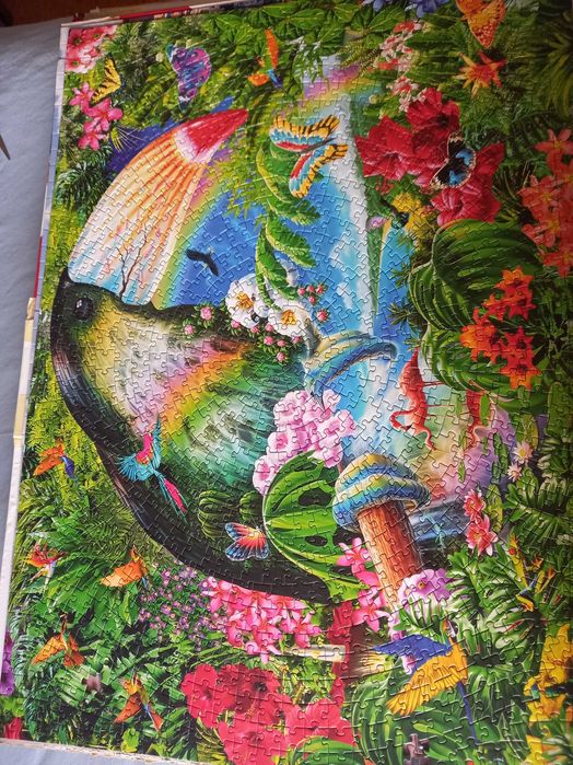 Продавам колекция наредени пъзели от 1000 части. 12 броя