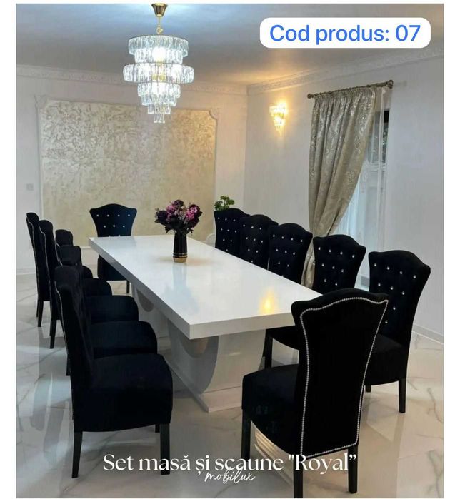 Set masa si 12 scaune, produse noi!