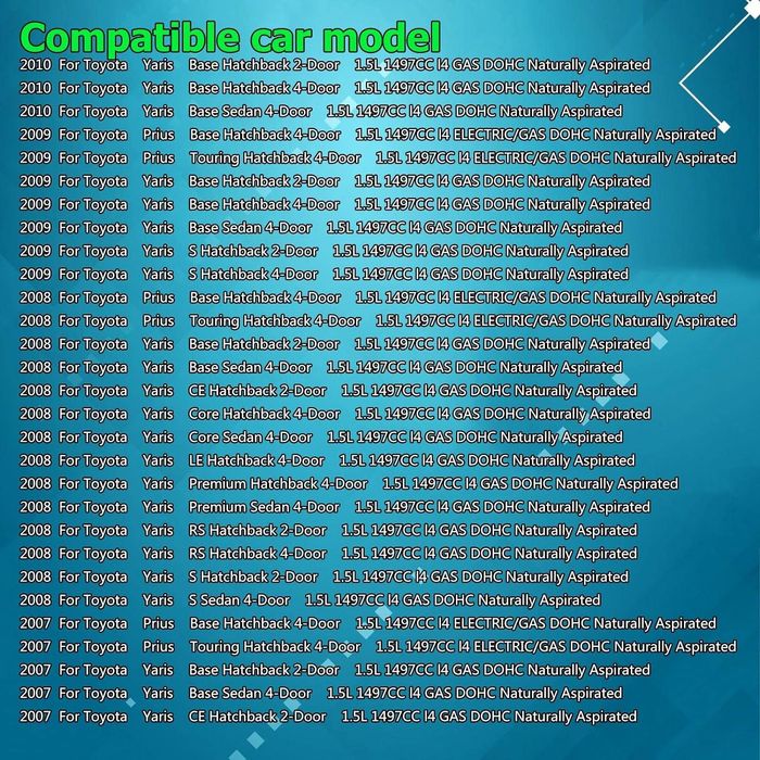 Запалителна бобина за Toyota Scion xA xB Yaris Echo Prius 1.5