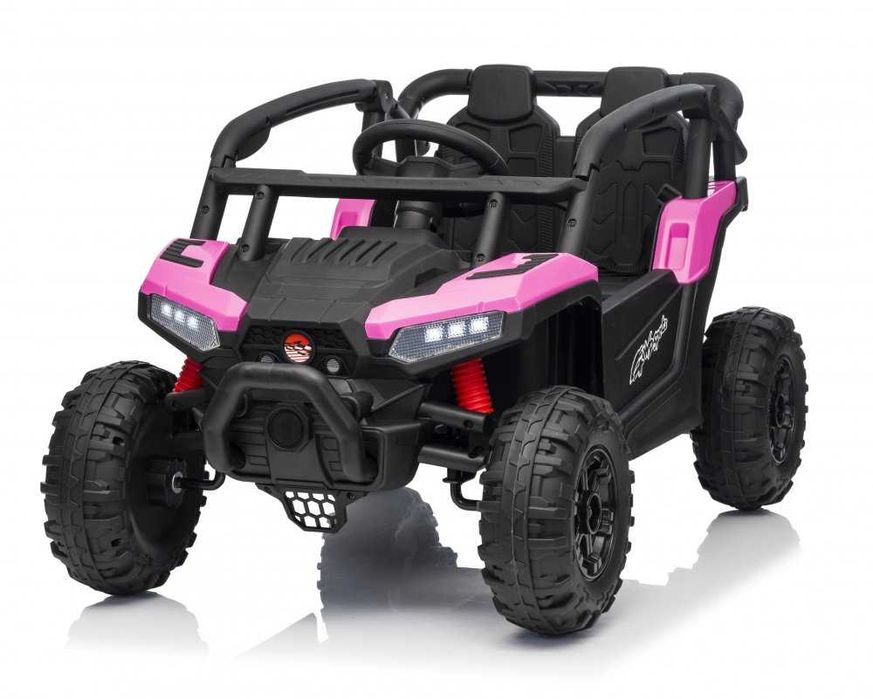 Masinuta electrica pentru copii Nichiduta Buggy Sports Pink 12V,cu telecomanda 2.4G,usi cu deschidere,2 motoare