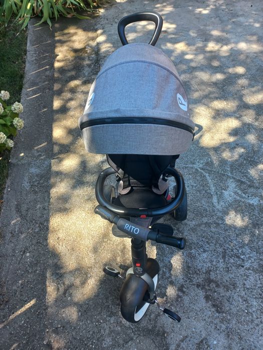 Tricicleta bicicleta QPLAY Rito , vârsta 10-72 luni pliabila