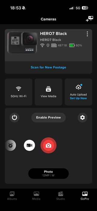 GoPro Hero 7 Black + accesorii (carcasă waterproof, grip flotant)