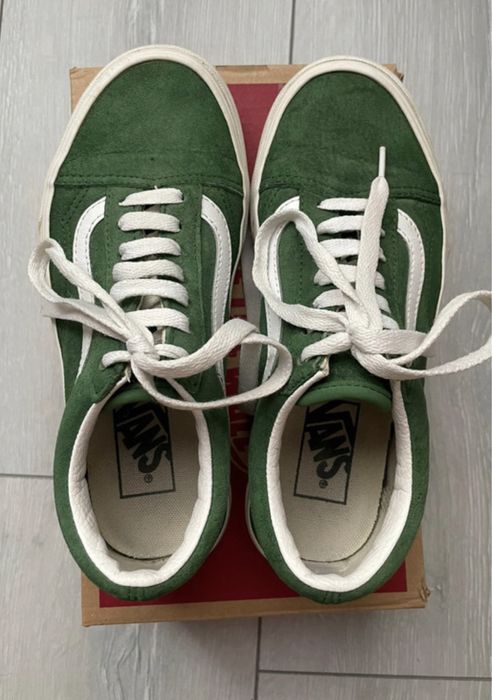 Tenisi Vans verde de femeie/copii