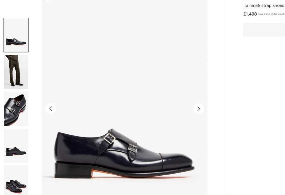 Panfofi de lux 45.5 46 46.5 monk GREVE NOI lucrati manual piele patina