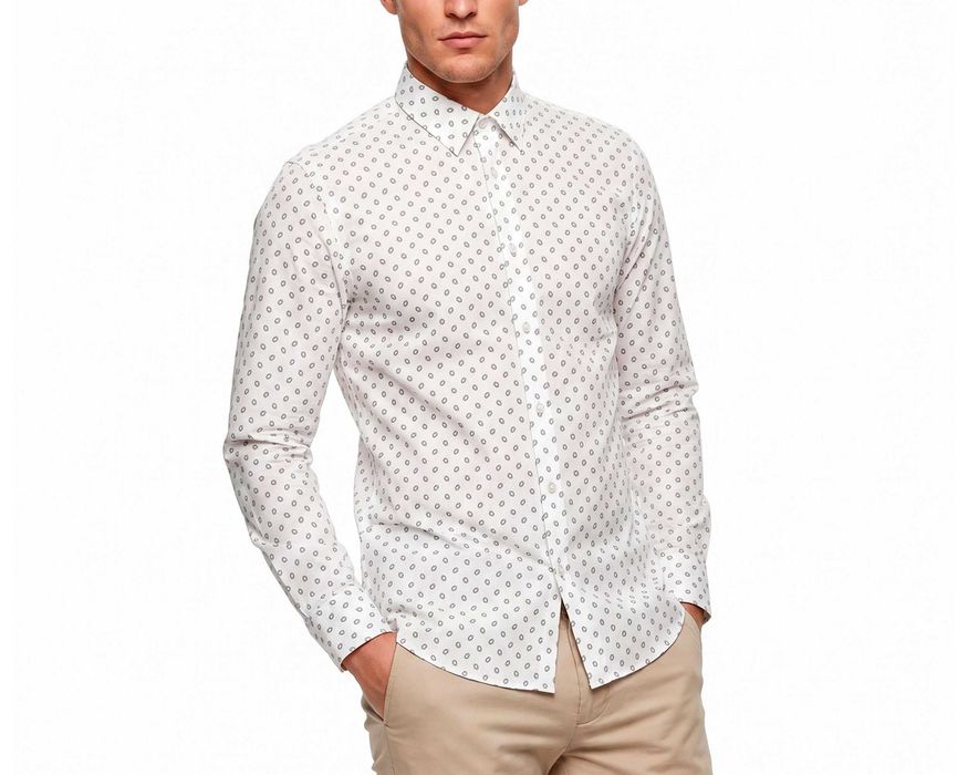 Neil Barrett Slim fit Оригинална мъжка италианска риза размер 15,5 / 40 / S