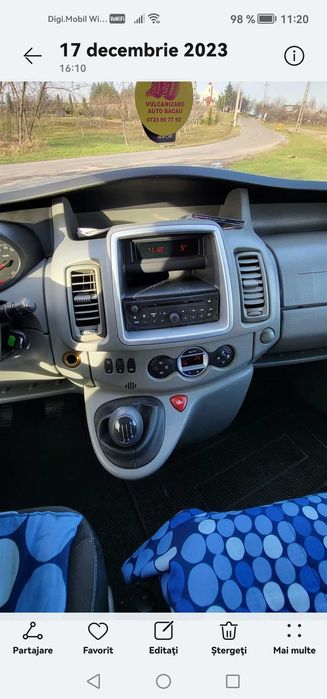 Închiriez Renault Trafic 8 +1,intern și extern, cu sau fără șofer