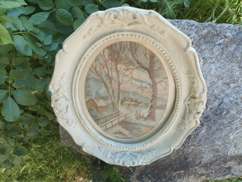 Ръчно изработен гоблен Пейзаж/Зима