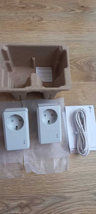 Интернет адаптер Powerline TP-Link , комплект 2 устройства, интернет без кабел