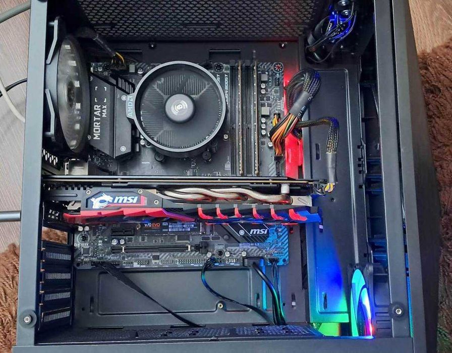 Gaming PC Ryzen 5 3500X/16 GB DDR4/GTX 1060-3GB/SSD+HDD/CS GO/GTA5