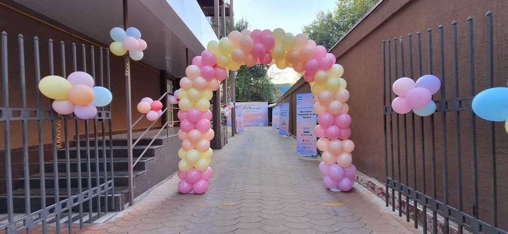 Оформление шаров. Воздушные арки для вашего праздника!