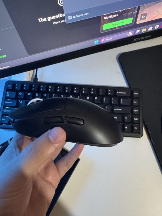 Продам мышку Logitech g pro x superligth 2 black