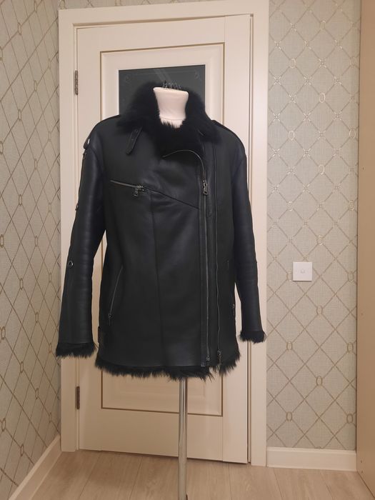 Дубленка авиатор из тосканы. Размер 42