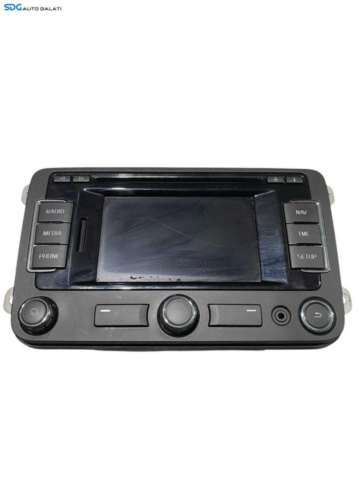 Navigatie Radio CD Player Amundsen RNS315 Skoda Yeti 2010 - 2018 Cod 3T0035197A [S0125]
