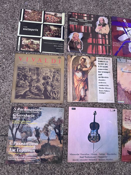 Vând colecție discuri vinil – muzică clasică