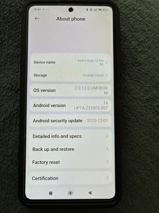 Xiaomi Redmi Note 12 Pro 5G 8Gb Ram impecabil