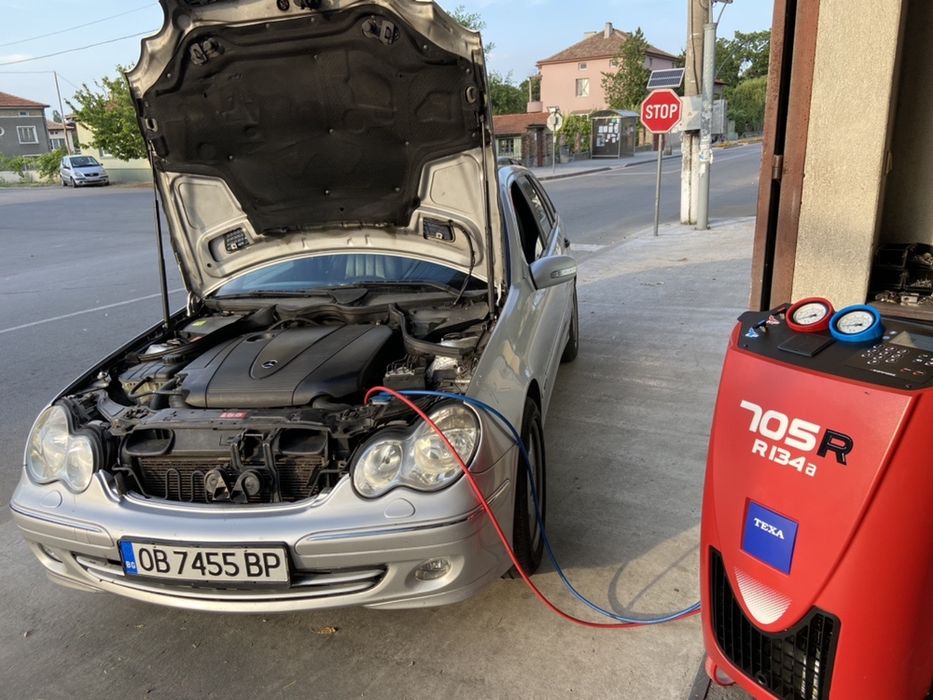 Зареждане на Автоклиматици R134a и R1234yf ПРОМО ЦЕНА 30.00евро