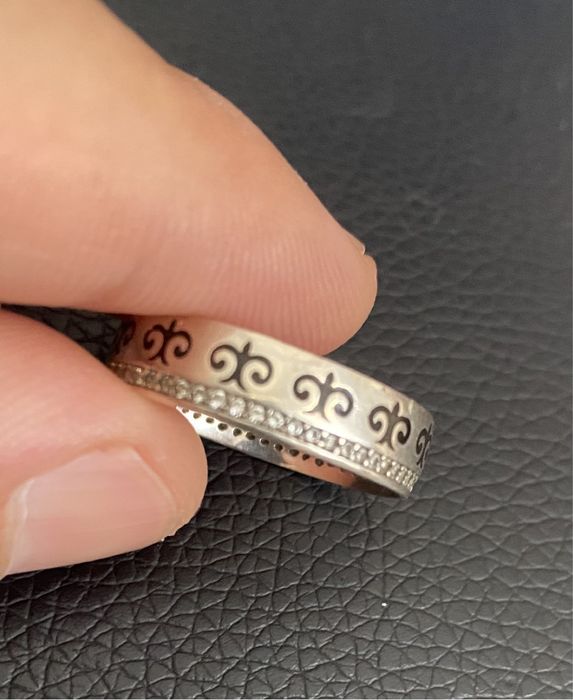 Күміс жүзік 925 тапсырыспен жасатылған