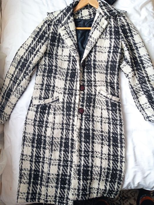 Пальто женское твидовое