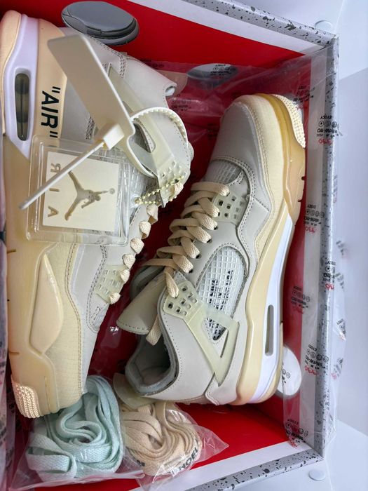 Nike Air Jordan 4 Off-White Sail 40-44