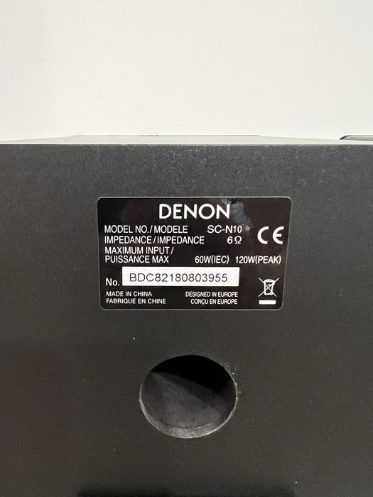 Boxe Denon SC-N10 pereche, sunet clar, stare foarte bună