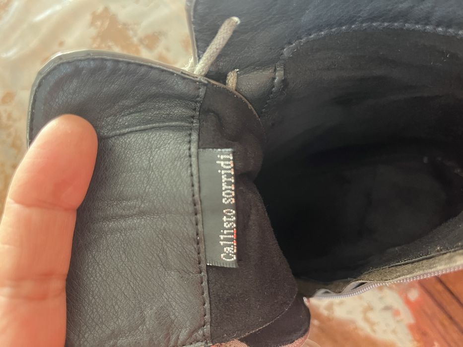 Полусапожки лакированные