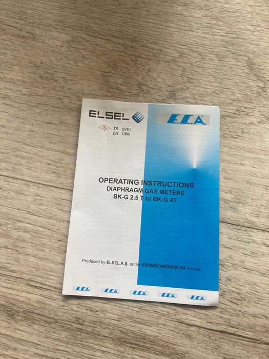 Газовый счетчик турция новый