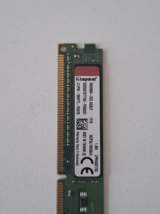 4 GB RAM kingston DDR3