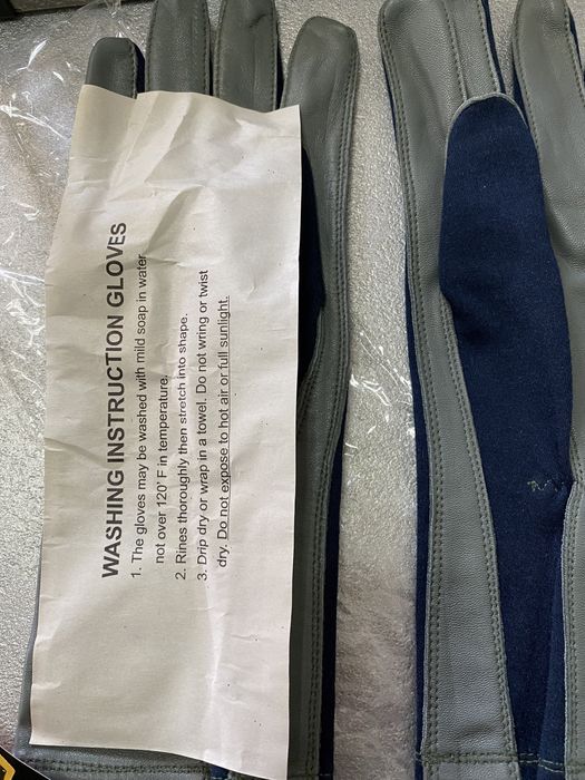 Manusi nomex militare tactice pentru piloti zbor  albastru navy