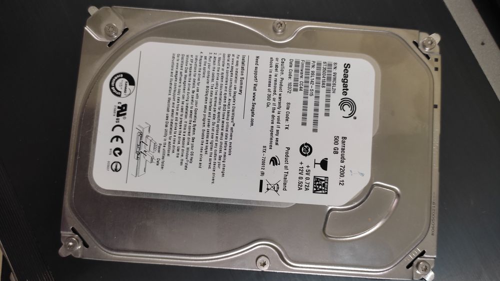 Жёсткий диск 500гб