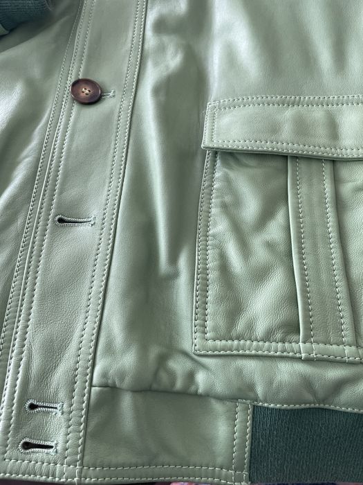 Geaca de piele mărimea 50- 52 Lanificio Italia
