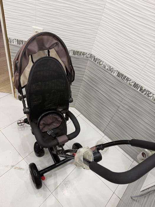 Велосипед коляска новороченная