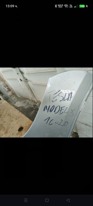 Оргинална предна броня за tesla mosel x 2016+++