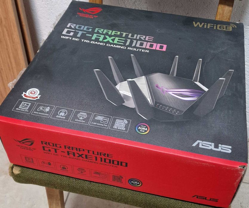 Рутер WiFi ASUS ROG Rapture GT-AXE11000