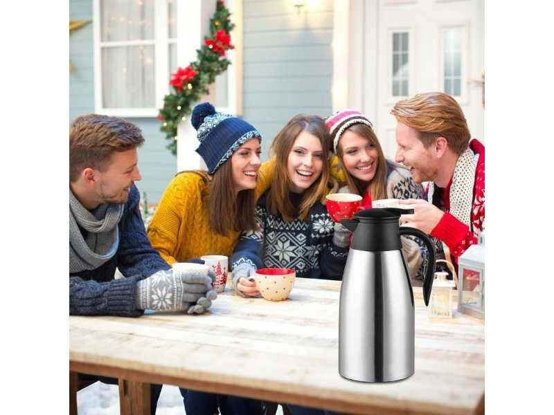 Термос Кана от Неръждаема Стомана с Двойна Вакуумна Изолация Druuzyl, 2.1L