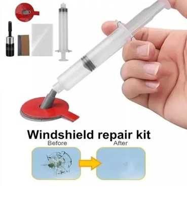 Ремонтен комплект за спукани стъкла , Лепило за стъкло, 6 части