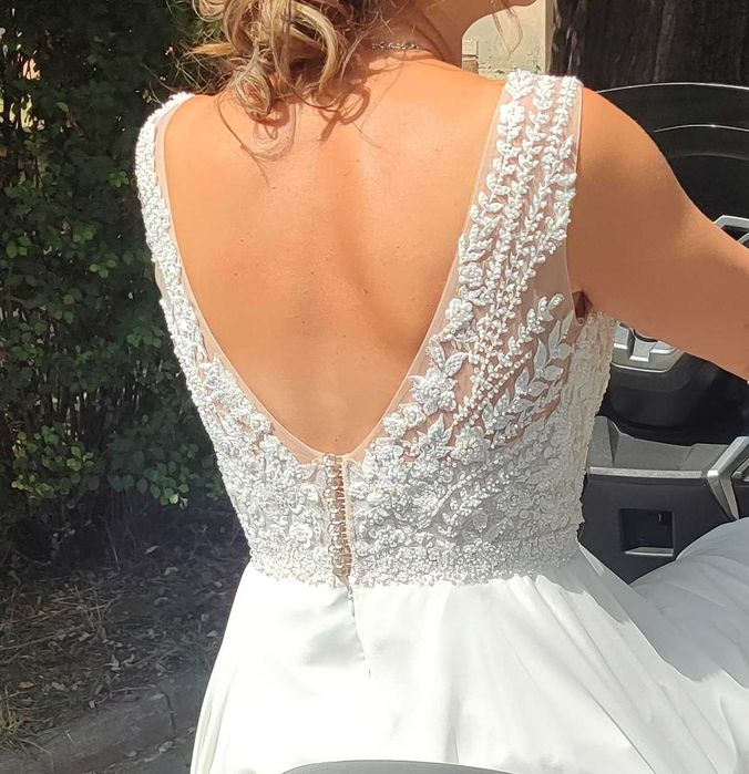 Булчинска рокля без обръч