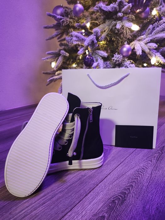 Rick Owens Jumbo Laces Black, Nepurtati.