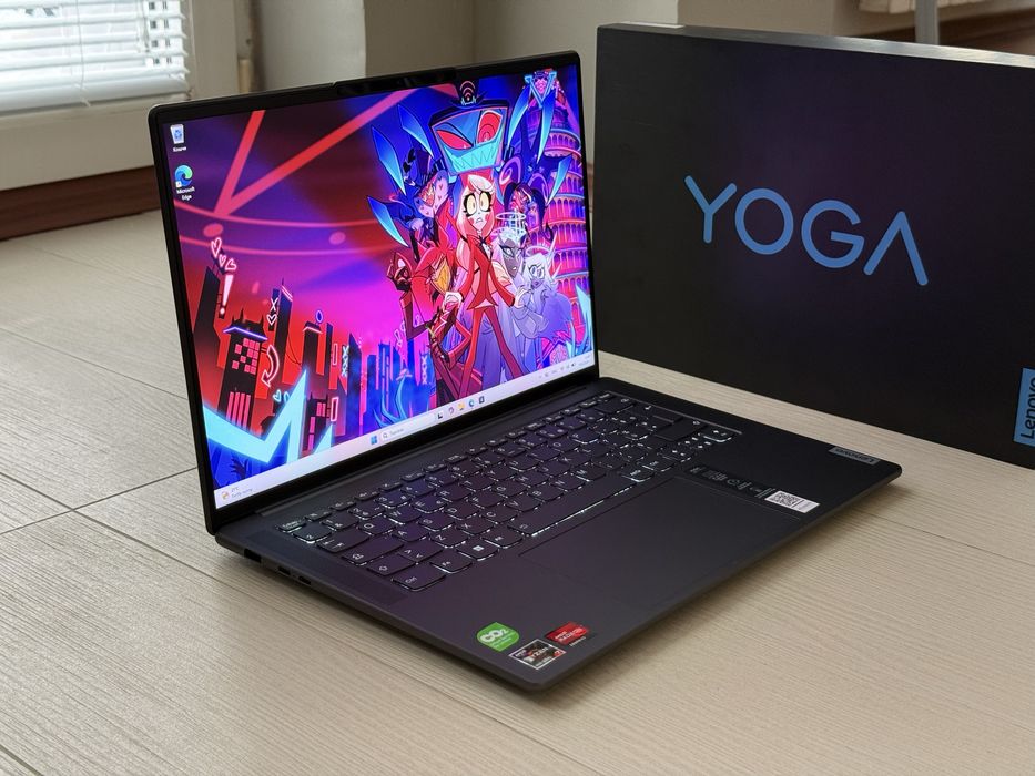 Чисто Нов 14.5’ 3K IPS 120Hz/Ryzen 7-6800HS/Lenovo Yoga Slim 7 ProX/16GB DDR5 6400Mhz 1TB SSD Nvme