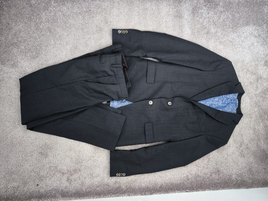 Costum Cinque Cimelotti, Lână Virgină, Premium, Bărbați - 44 (XS/S)